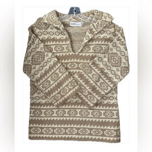 Le Roy Women's Vintage 1970's Collared Sweater M